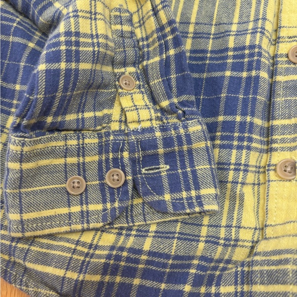 American Eagle Outfitters Yellow and Blue Checkered Shirt - Picture 8 of 9